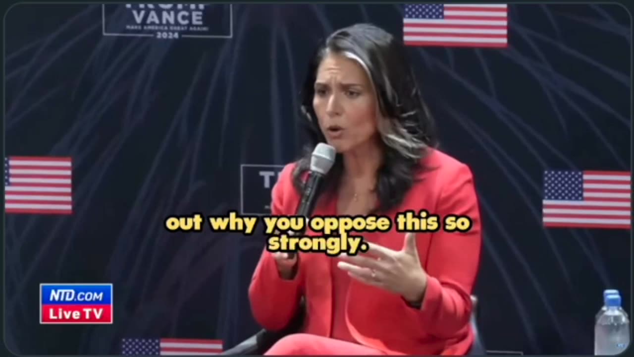 TULSI GABBARD Relates How She Got Cancelled By The Democrat Party When She Opposed Forever Wars