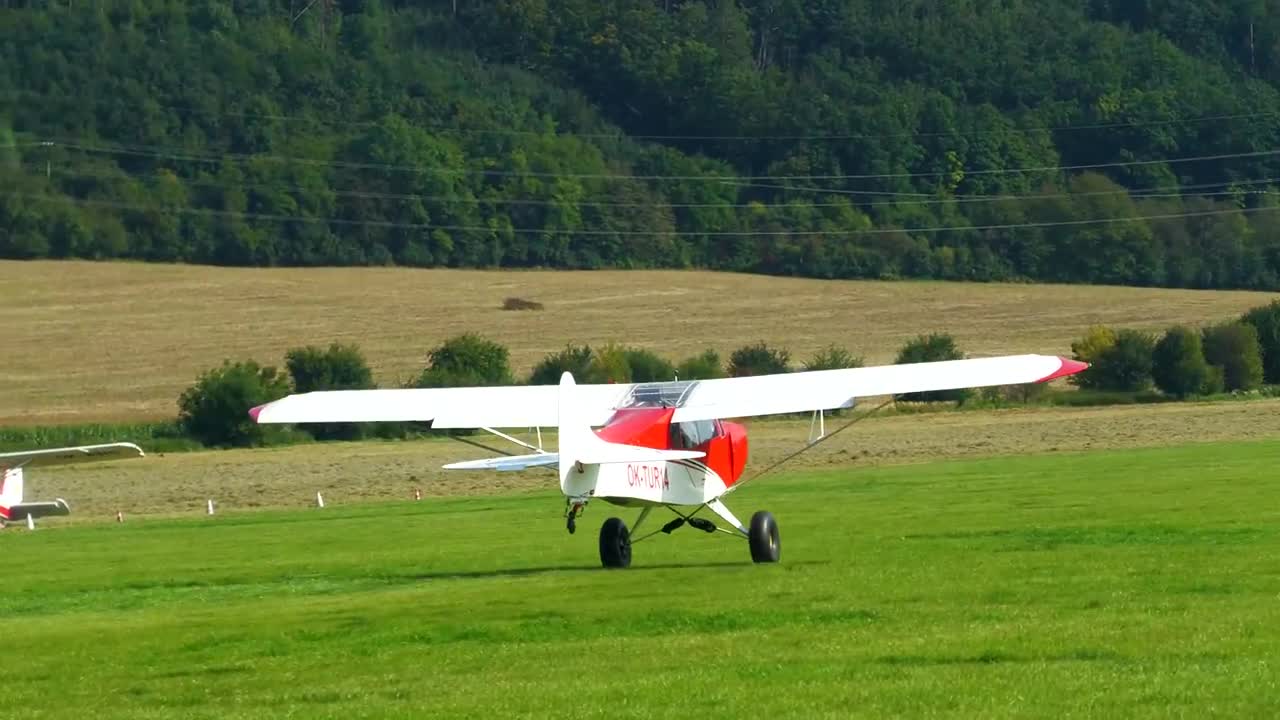 Zlin Savage STOL aircraft _ 4K