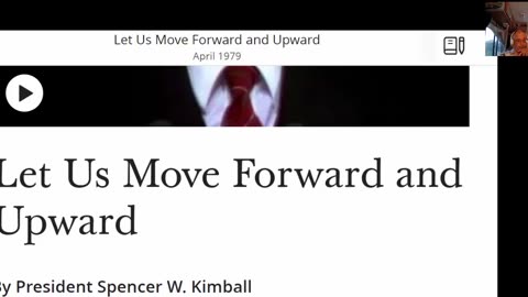 Moving Forward and Upward - President Kimball and Trump Both Needed -8-15-24