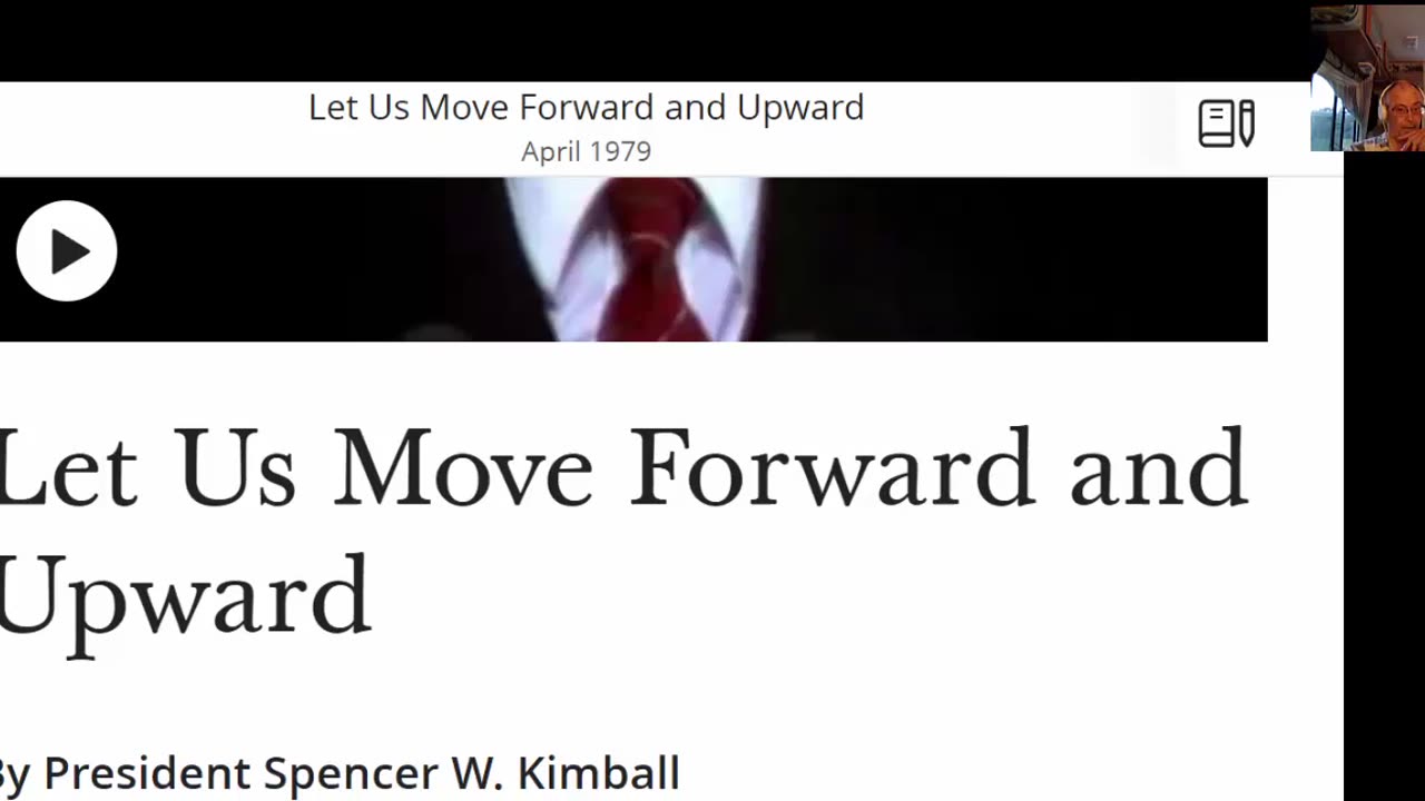 Moving Forward and Upward - President Kimball and Trump Both Needed -8-15-24