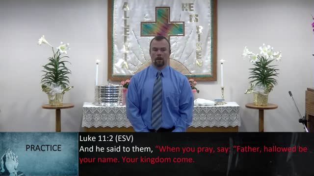 Luke 11:1-4 Contemplative Praying