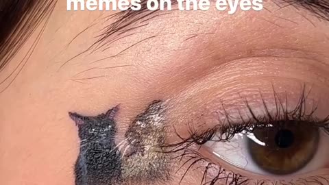 Memes on my Eye make up tutorial #makeuptutorial