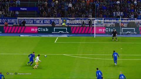 Christian Pulisic Super Goal Chelsea Vs Genk Pro Evolution Soccer Game-play