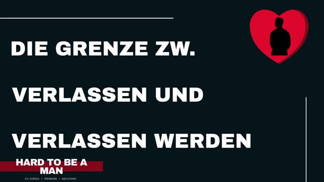 Die Grenze zwischen verlassen und verlassen werden (Zuschauervideoanalyse #2)