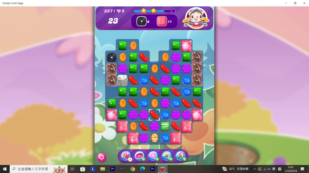 Candy Crush Saga Record (Level 327)