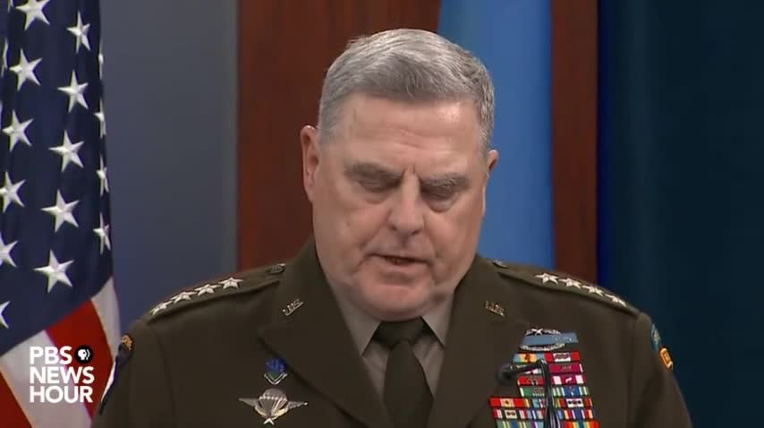 "As Long As It Takes": General Milley Vows To Defend Ukraine