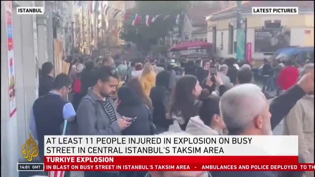 Several injured in explosion in central Istanbul: Turkish media