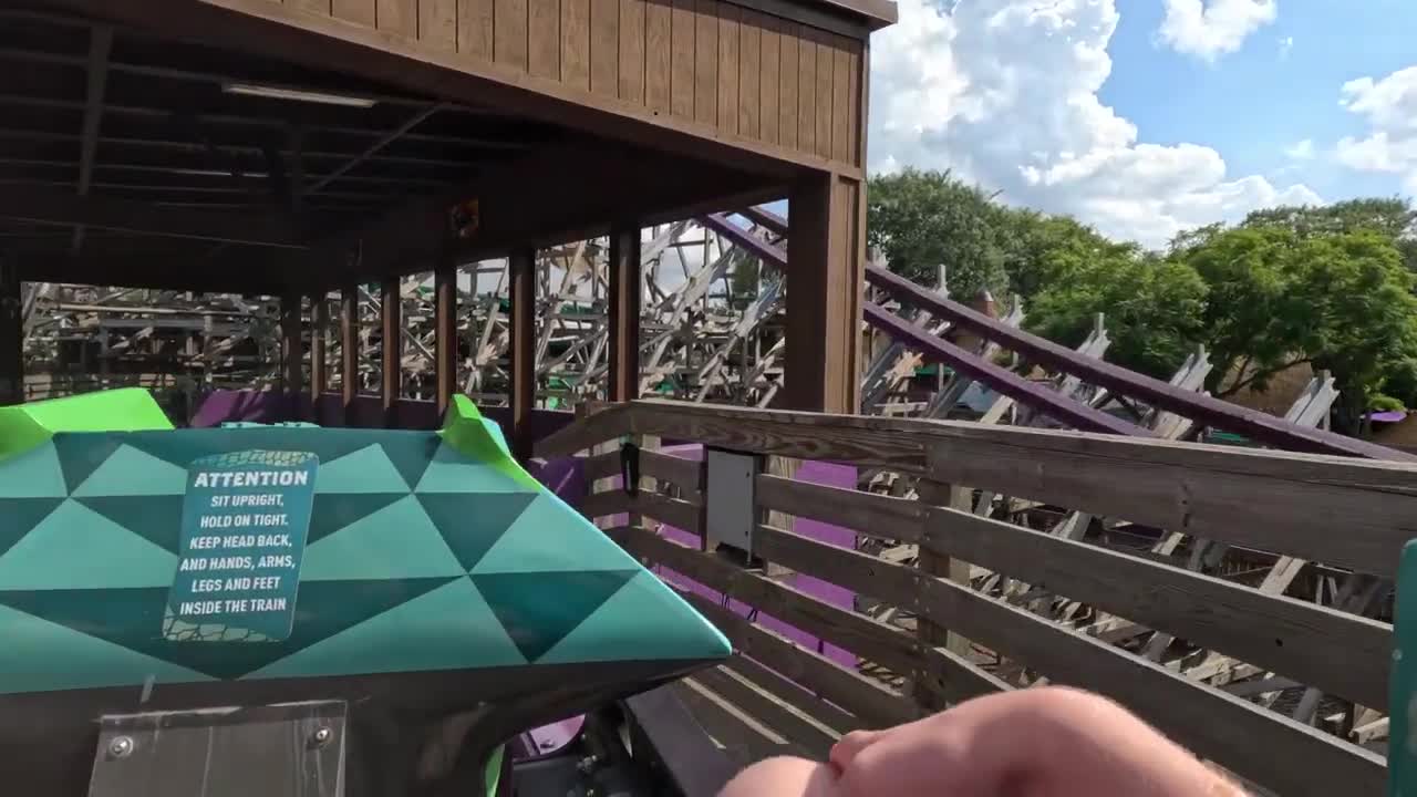 Iron Gwazi front row on ride 5.3K POV @30fps Horizon Locked; Busch Gardens Tampa