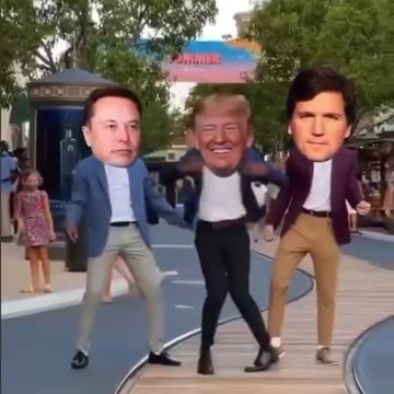 President Trump - Elon Musk - Tucker Carlson Dancing