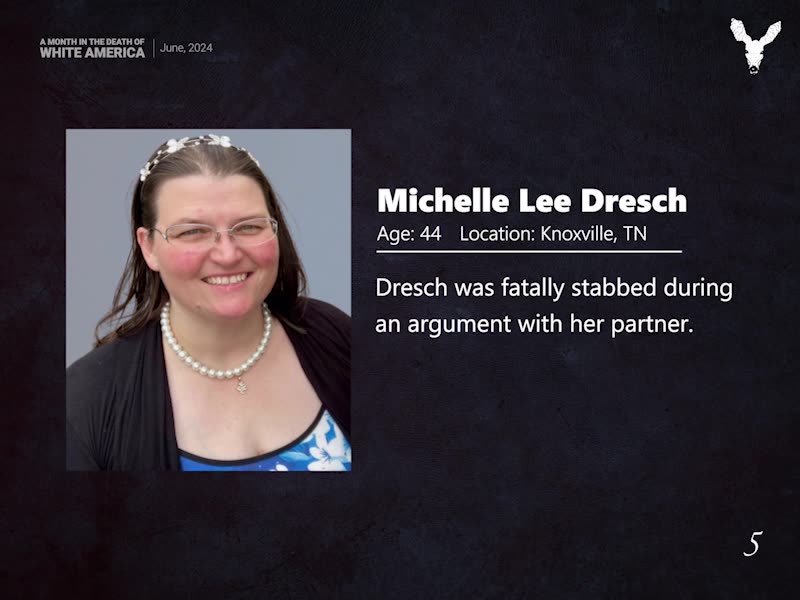 ABOUT 25 BLACK-ON-WHITE HOMICIDES: June 2024—Another Month In The Death Of White America