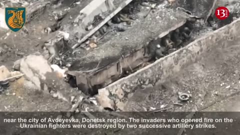 Left helpless under a destroyed bridge, Russians fail to escape from Ukrainian fighters