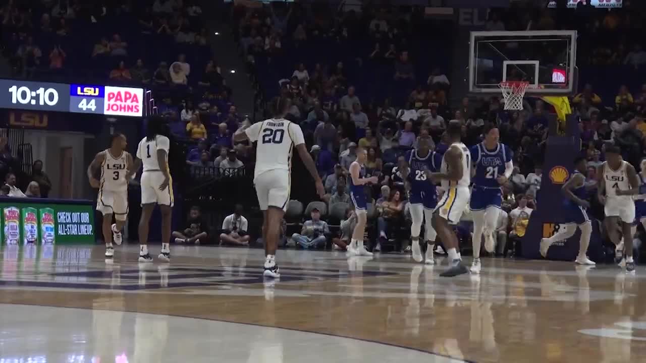 HIGHLIGHTS | LSU Men's Basketball vs. UT Arlington | 12.02.22