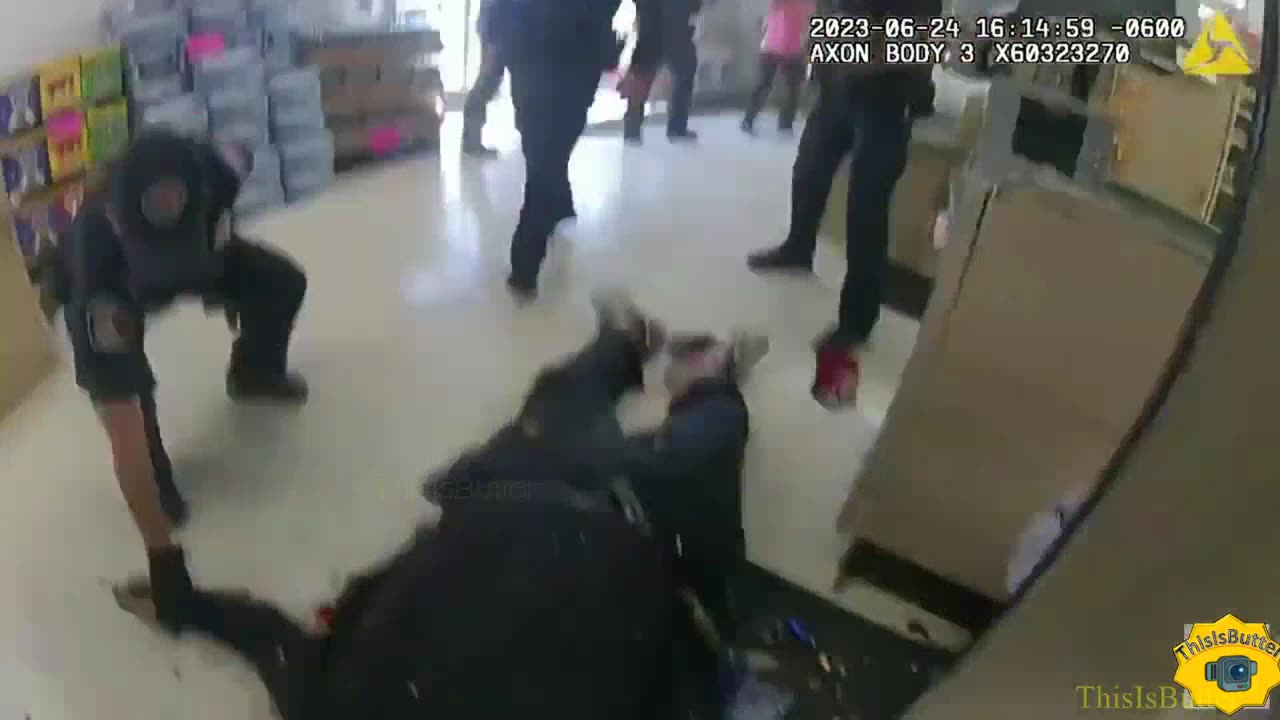 Surveillance, bodycam video shows Albuquerque police fatally shooting suspect inside El Mezquite Market