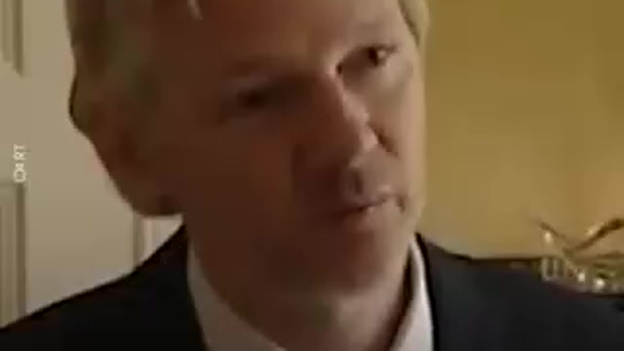 Julian Assange speaking about the media