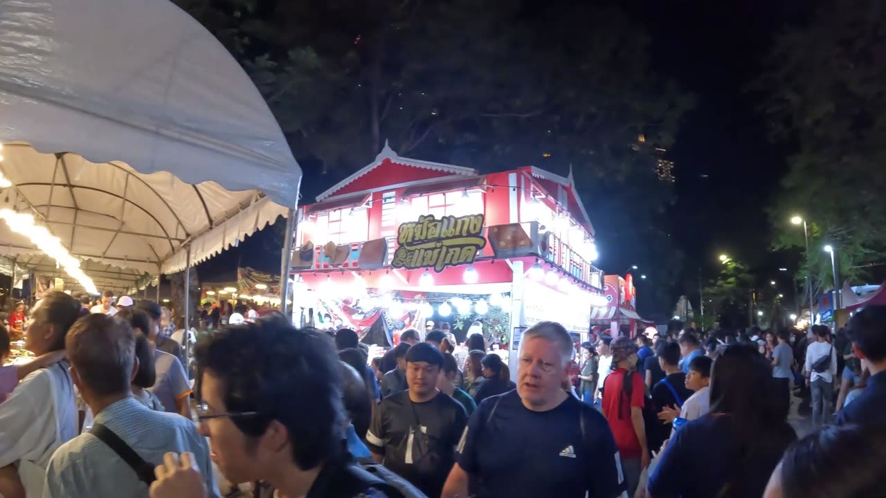 Red Cross Fair Lumphini Park Bangkok Thailand Pt. 1