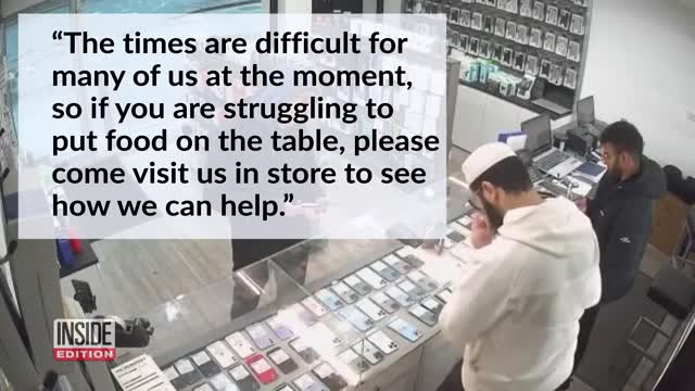 Cell Phone Store Owner Lets Would-Be Robber Go Free