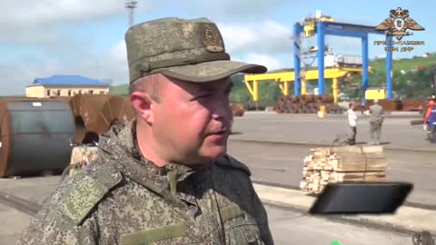 Russian dry-cargo vessel arrived in the port of Mariupol