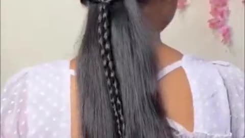 Girls Hair Style hair style #hairstyle #mekupchallenge #hairstyle #tiktokviral #viralpost2024