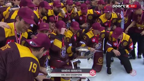 Finále hokejové Ligy mistrů 2024 - HC Servette Ženeva vs Skellefteå AIK