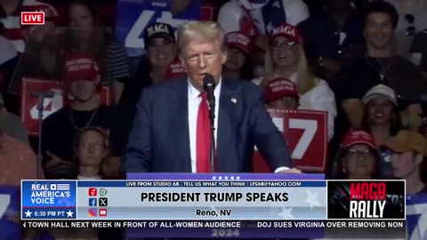 TRUMP ON KAMALA BEING FARTHER LEFT THAN POCAHONTAS