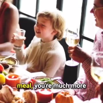 Eat slower and eat less.