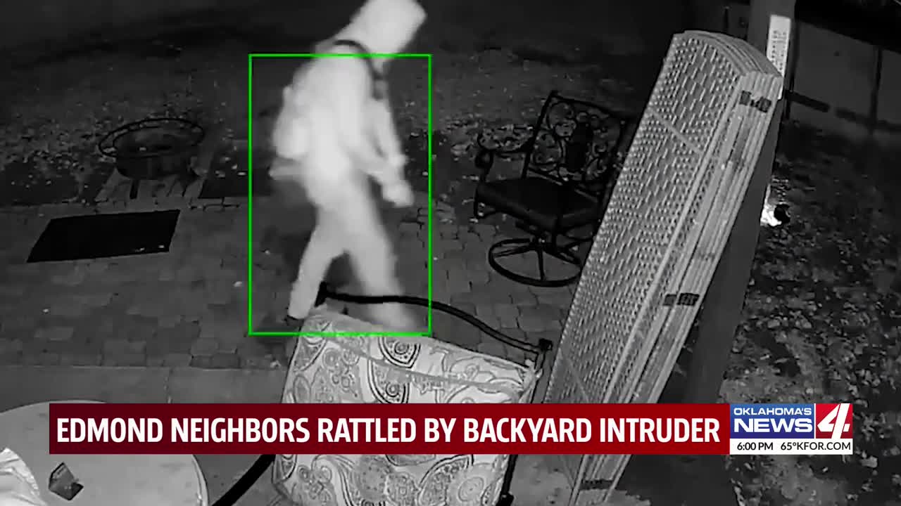 Edmond neighbors rattled by backyard intruder