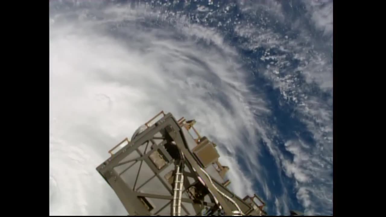 Hurricane frankline is seen fro.m the international space station #Nasa #rumbel