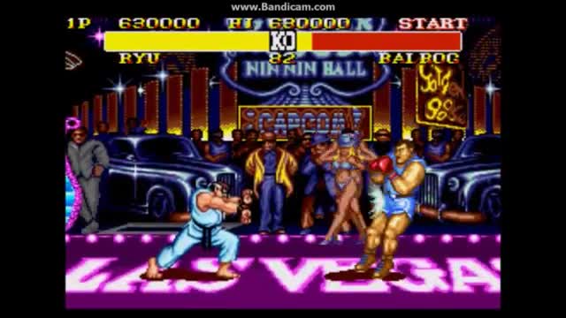 Street Fighter II Turbo Beta (Sega Genesis) Playthrougth Ryu