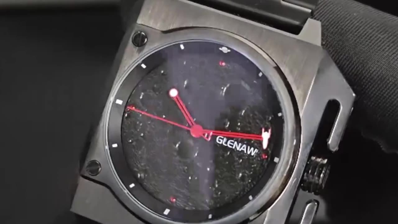 Original Brand Unique Design GLENAW Mechanical Watch 40*41MM Moon Dial Luminous S