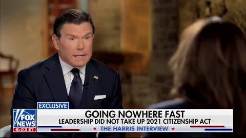 Kamala Loses It After Baier Calls Her Out for Not Protecting the Southern Border—"May I Finish?"