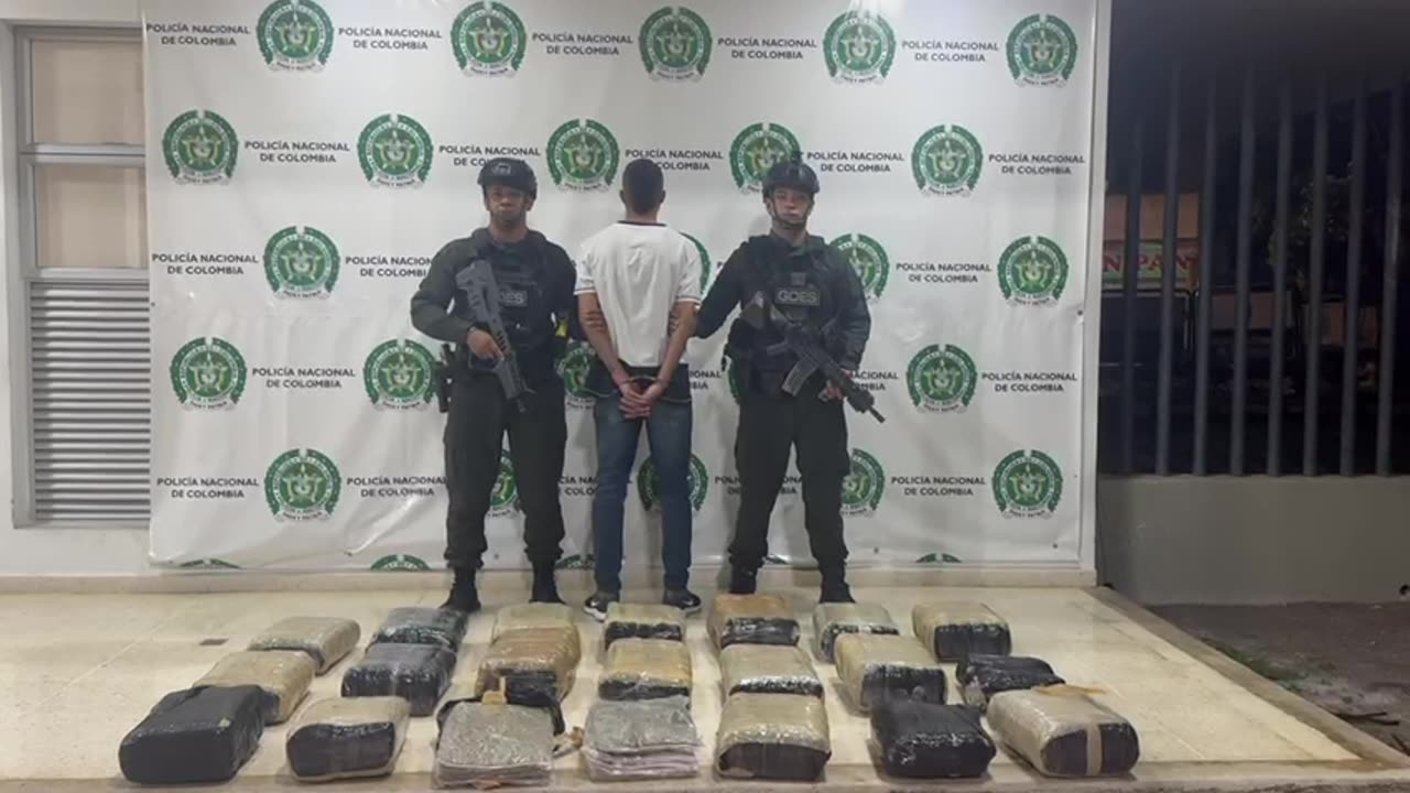 Captura delincuente con marihuana en el barrio El Llanito de Bucaramanga