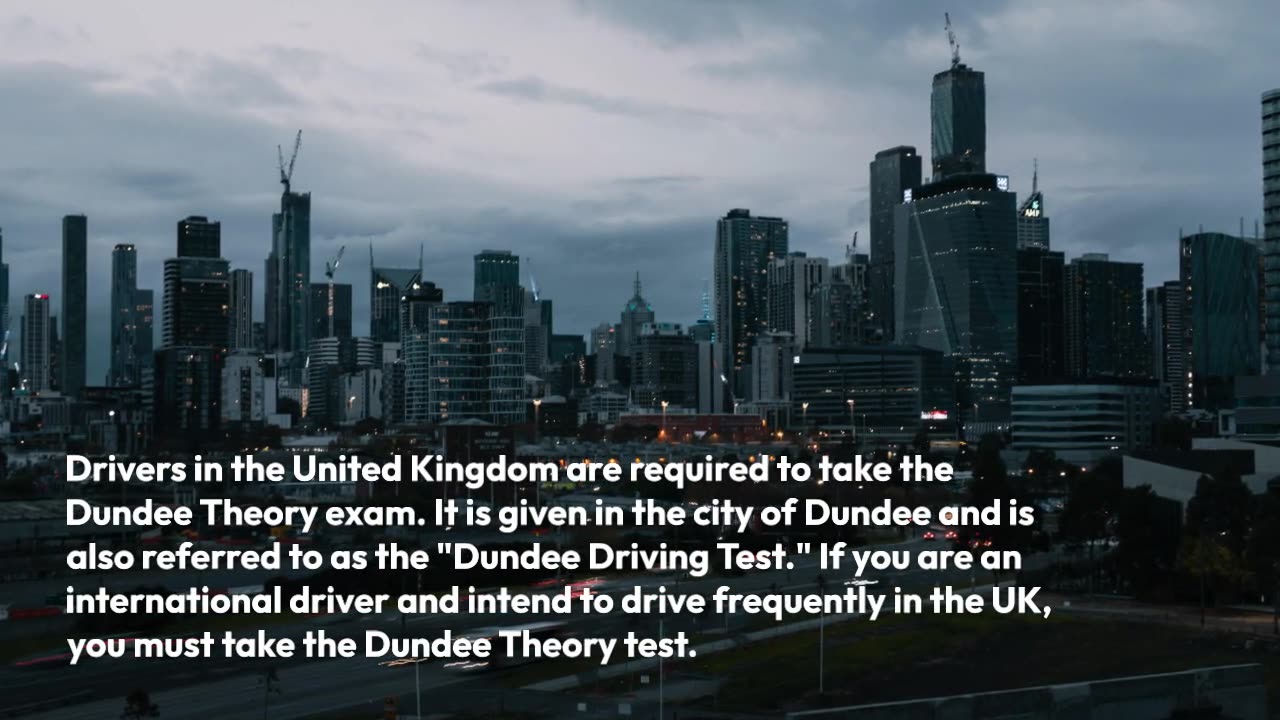 Book your Theory Test in Dundee