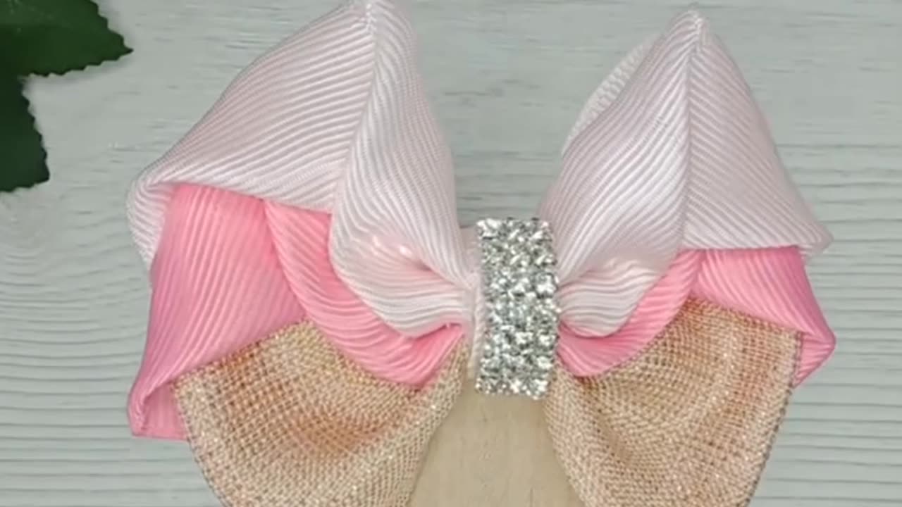 🎀 Cute Big Bow | Easy Ribbon Bow 16