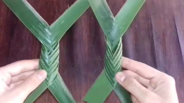 amazing coconut leaf craft | coconut leaf | leaves craft