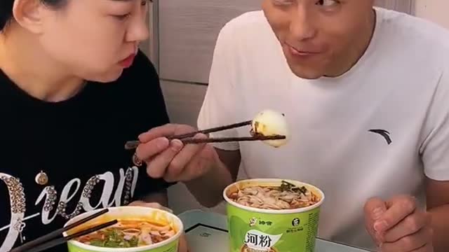 Most Satisfied Funny TikTok Videos Husband and Wife Eating Foods 2023 1080p