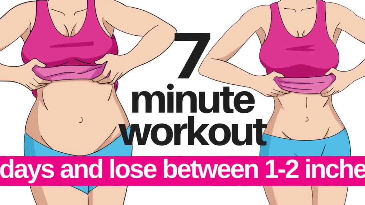 7 DAY CHALLENGE 7 MINUTE WORKOUT TO LOSE BELLY FAT - HOME WORKOUT TO LOSE INCHES Lucy Wyndham-Read