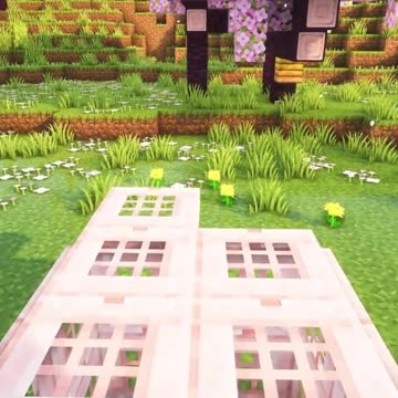 Smallest Cherry Blossom House in Minecraft!! 🌸🏠