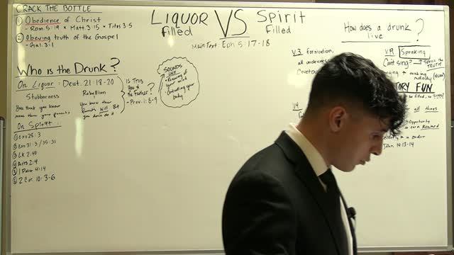 Liquor-Filled vs. Spirit-Filled | Robert Garcia