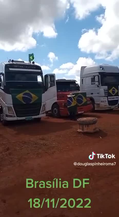 Truck-DRIVERS FOR BOLSONARO PRESIDENT! RIGGED ELECTION!