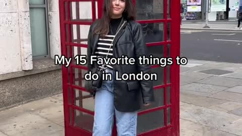 My 15 Favorite things to do in London