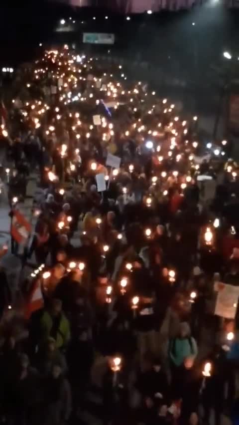 AUSTRIA RISING UP AGAINST COVID TYRANNY