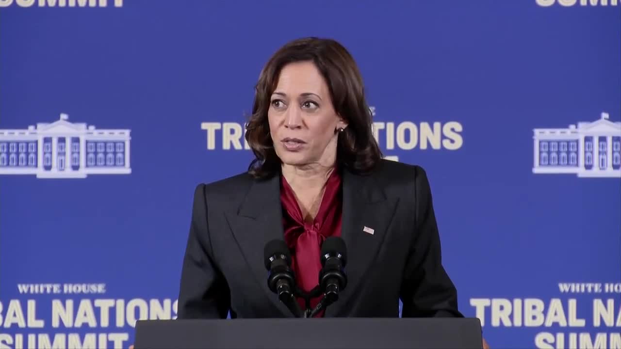 WATCH LIVE: Harris addresses White House Tribal Nations Summit in Washington, D.C.