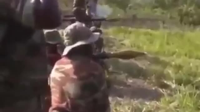 Nigerian soldiers practicing on how to go and help Ukraine defeat Russia