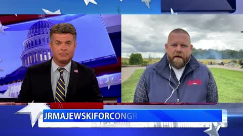 REAL AMERICA -- Dan Ball W/ J.R. Majewski, Dems Attack Majewski's Military Record, 9/27/22