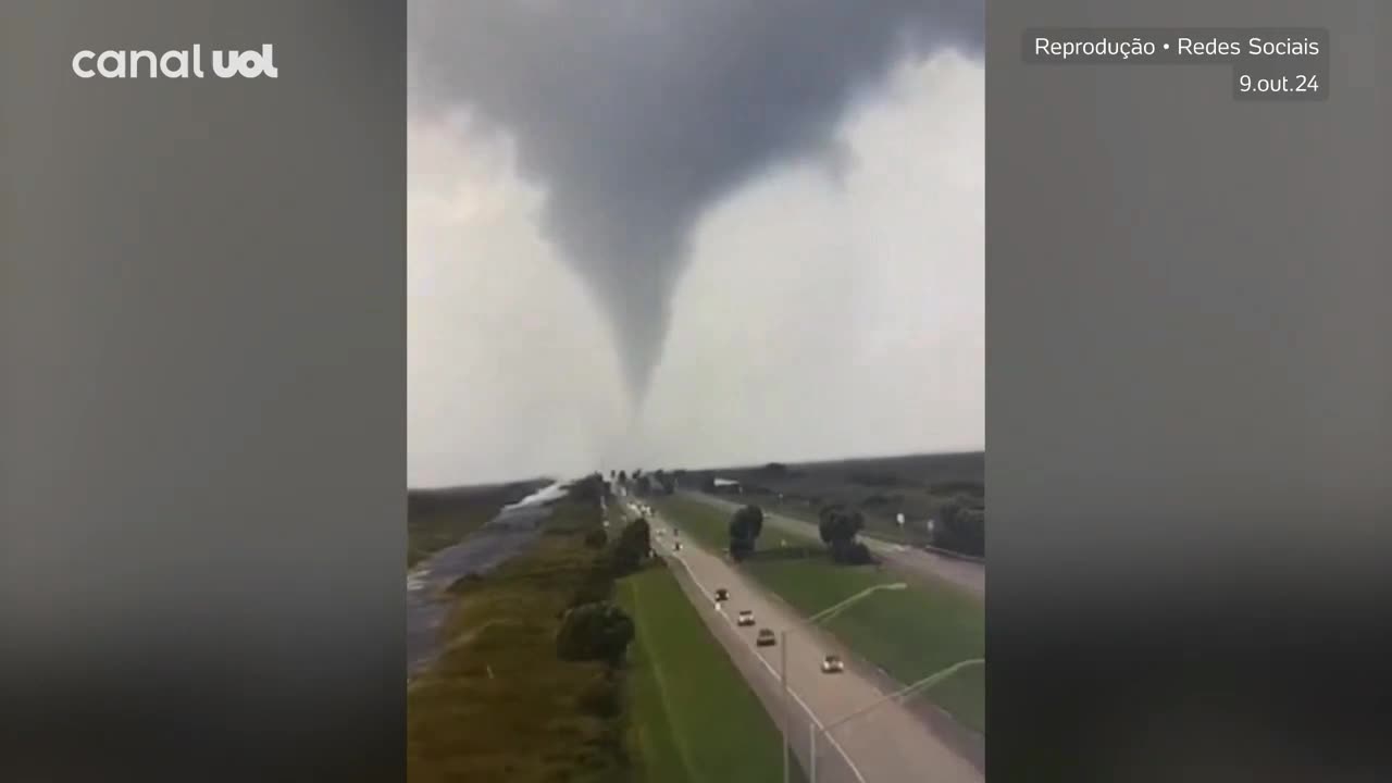 Hurricane Milton causes tornado on Florida street; video shows the moment