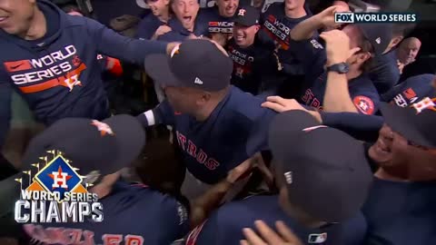 The Astros win the World Series!