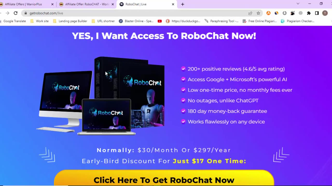 RoboCHAT - World's First Google & Microsoft AI CHATBOT