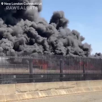 Massive Explosion as Fuel Tanker Truck Crashes and Ignites on Golden Star Bridge