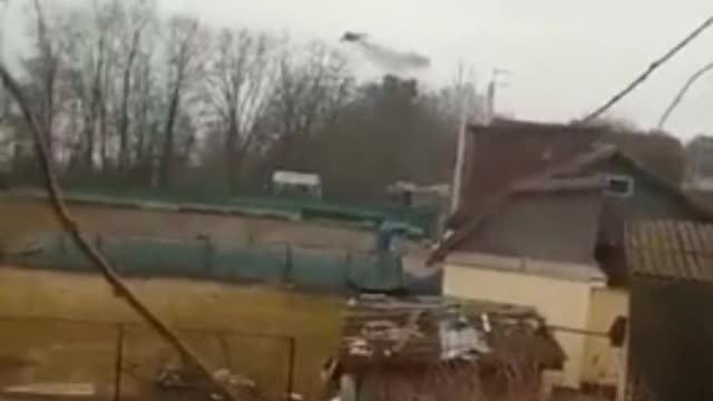 Woman Films Russian Airstrike on Her Property in Ukraine
