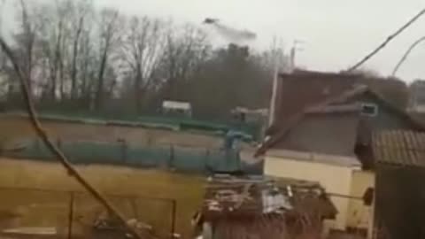 Woman Films Russian Airstrike on Her Property in Ukraine